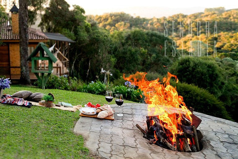 Rancho del Canarinho, Cocina con Vista.