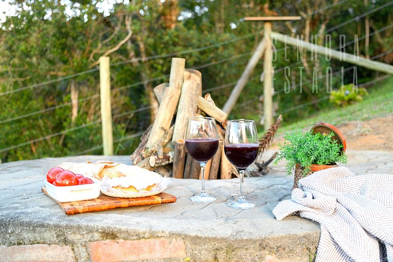 Rancho del Canarinho, Cocina con Vista.