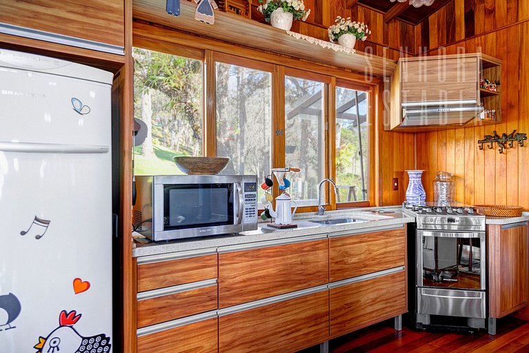 Canarinho Ranch, Wood Stove, with a View