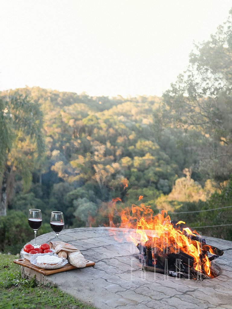 Rancho do Canarinho, Poêle à Bois avec Vue