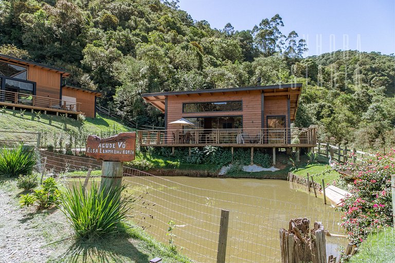 Cabane du Lac - Villas Mornas: Nature, Jacuzzi