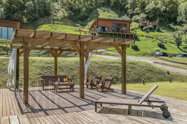 Cabaña del Lago - Villas Mornas:Naturaleza,Jacuzzi