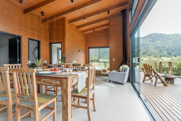 Cabane du Lac - Villas Mornas: Nature, Jacuzzi