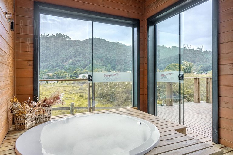 Lakeside Cabin - Villas Mornas: Nature, Jacuzzi