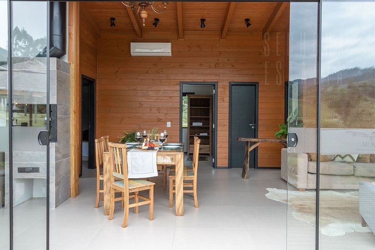 Cabane du Lac - Villas Mornas: Nature, Jacuzzi