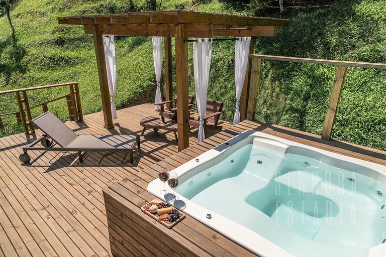 Cabaña del Lago - Villas Mornas:Naturaleza,Jacuzzi