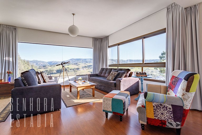 Mansión Sky View Lujo con Vista Panorámica Sierra