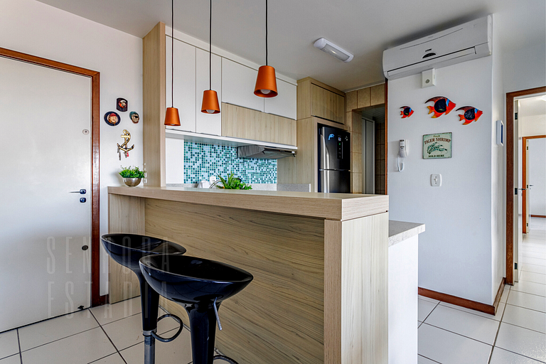 Vista Maravilhosa: Apartamento à Beira-Mar