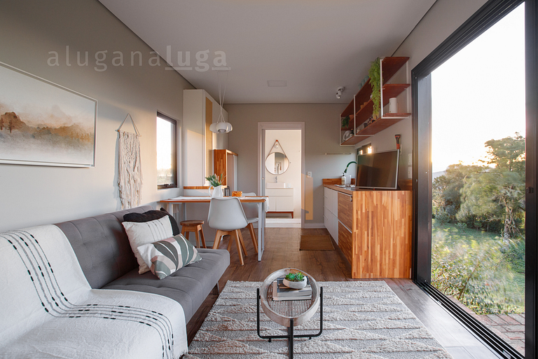 Ecovillage - Casa com jacuzzi em Rancho Queimado