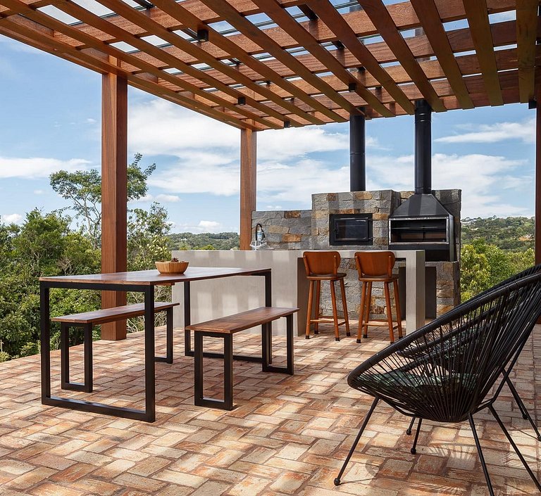 Ecovillage - Casa com jacuzzi em Rancho Queimado