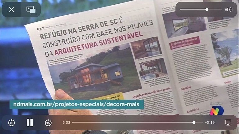 Ecovillage - Casa com jacuzzi em Rancho Queimado