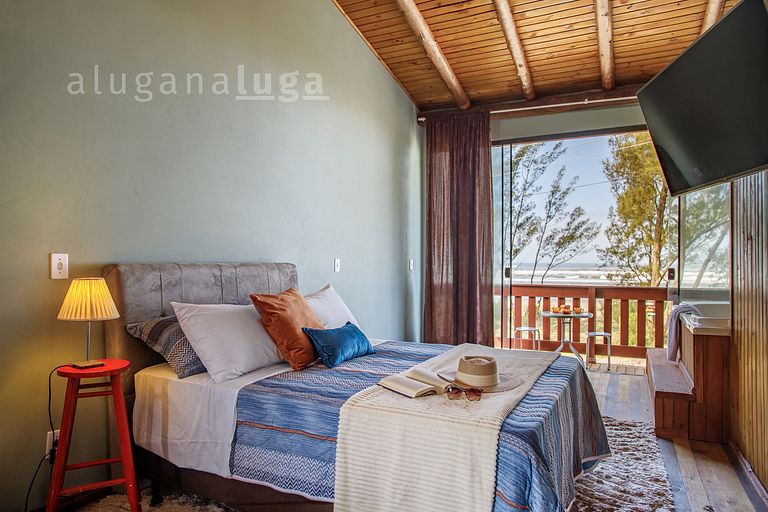 Sea ​​Beach - Loft com banheira em frente a praia