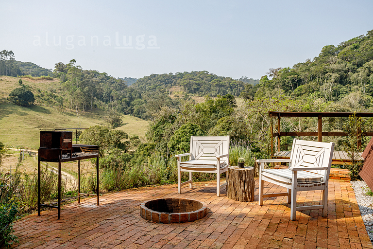 Chalé Alcântara Jacuzzi e Vista - Grande Florianópolis