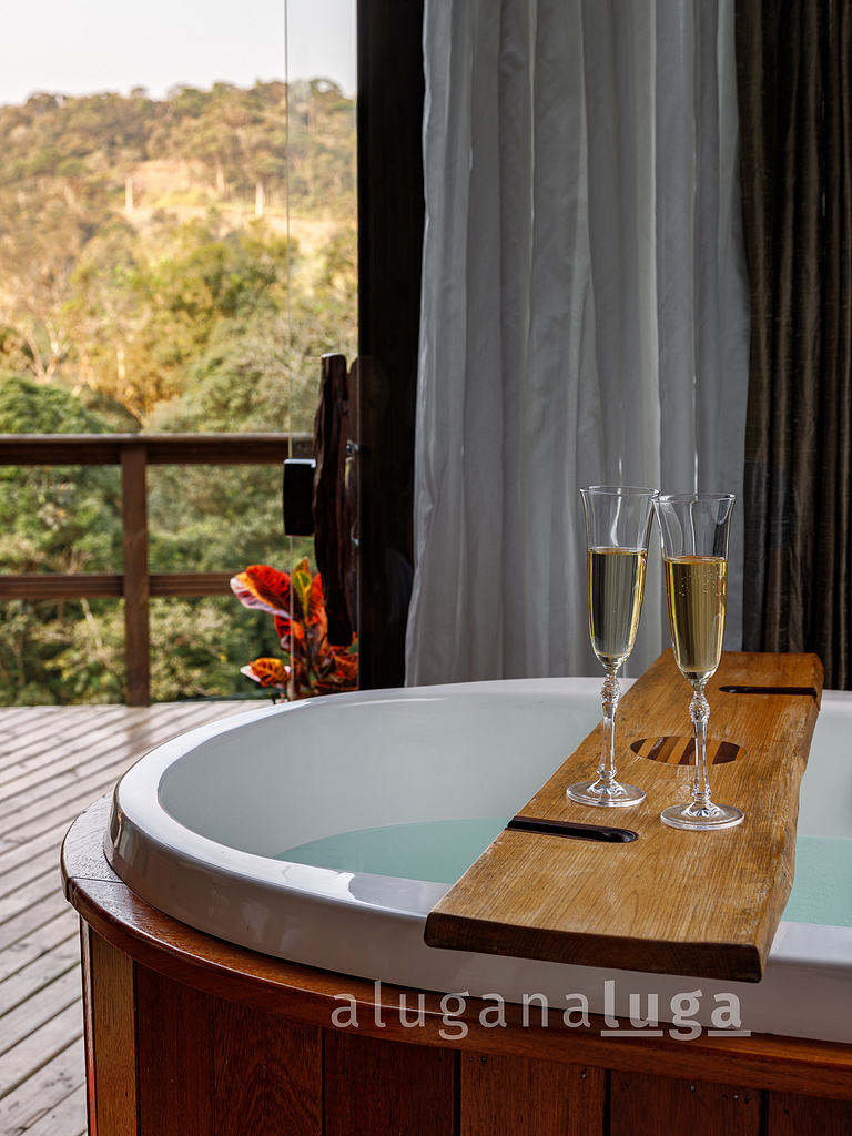 Chalé Alcântara Jacuzzi e Vista - Grande Florianópolis