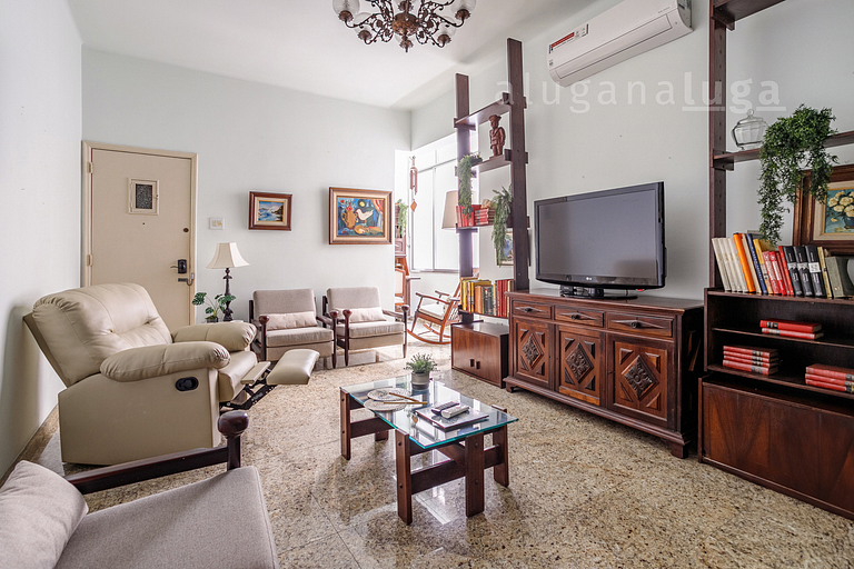 Vintage Charm: 3 Dorm. Flamengo RJ 3 min Metrô