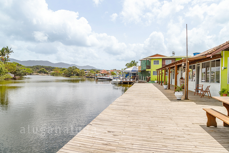 Pousada Morada do sol - Vue sur le canal à Barra