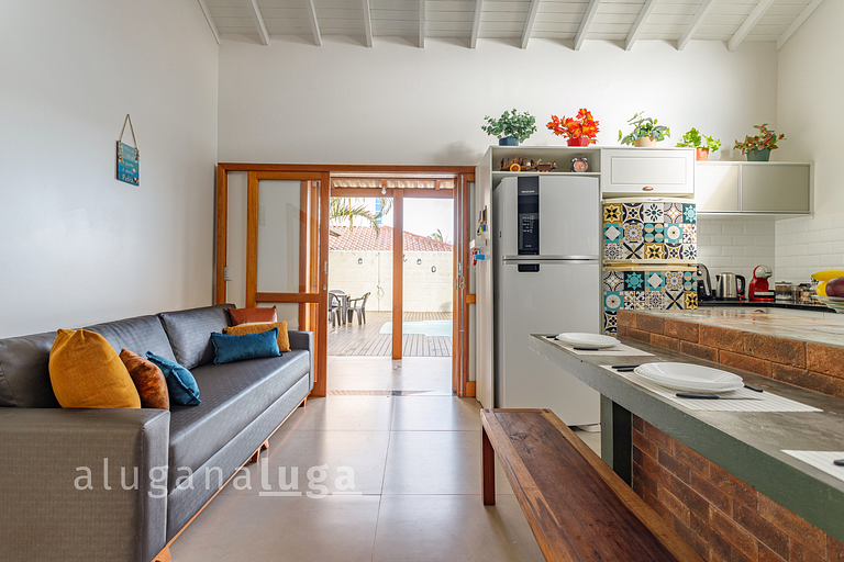 Casa Luz do Verão - Com piscina na pinheira