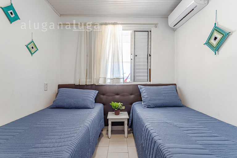 Casa pé na areia SC - Espaço completo