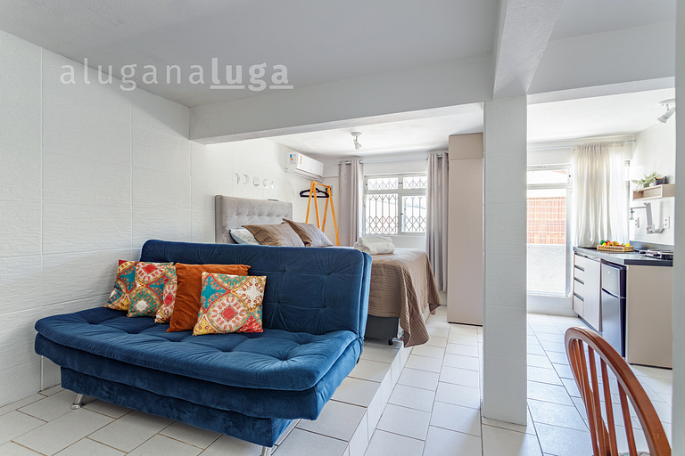 Casa pé na areia SC - Espaço completo