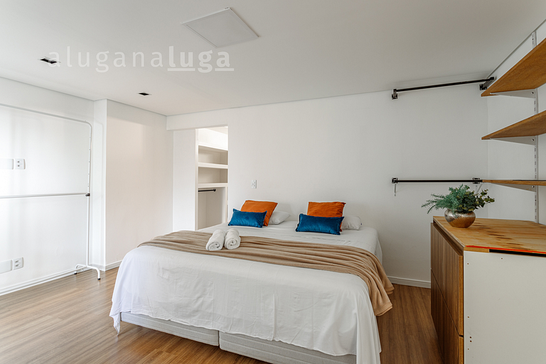 Refúgio Confortável com Piscina/no centro