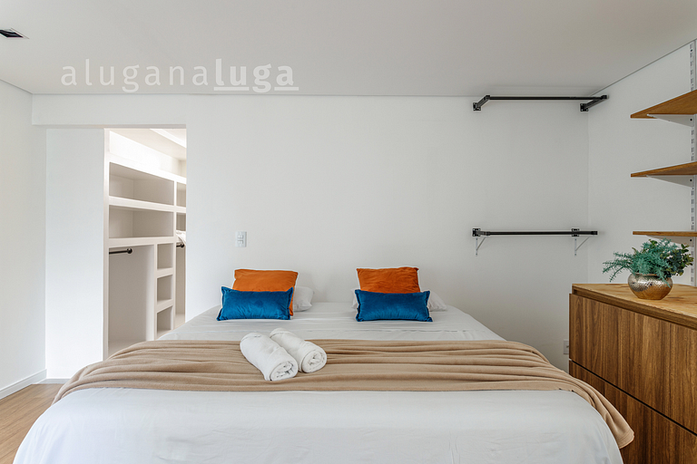 Refúgio Confortável com Piscina/no centro