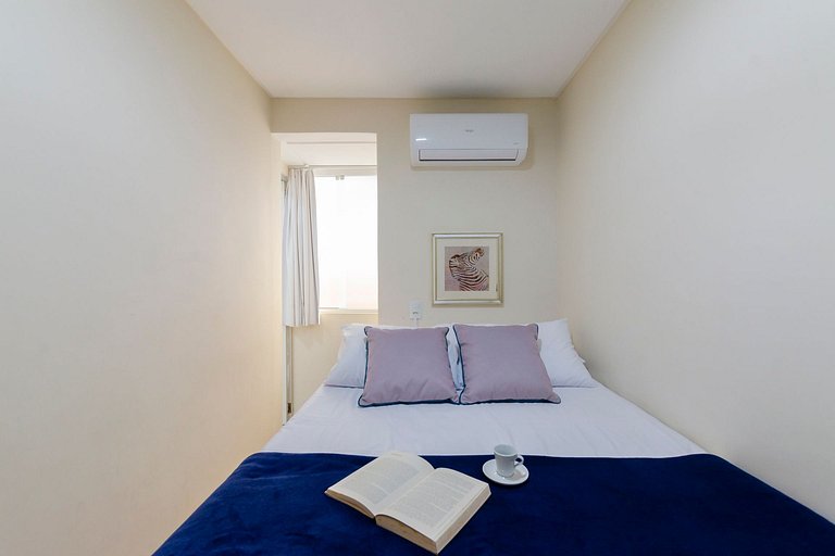 Apartamento pé na areia – 1 min da Praia Central