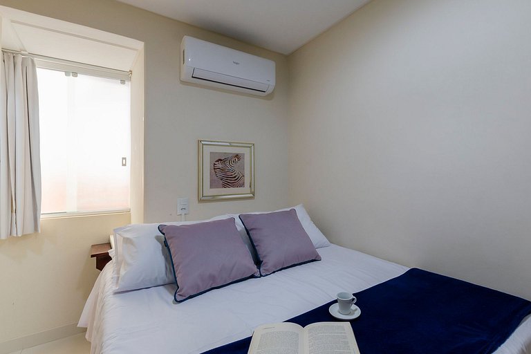 Apartamento pé na areia – 1 min da Praia Central