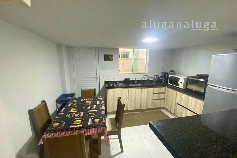Loft Aconchegante - 450m da praia