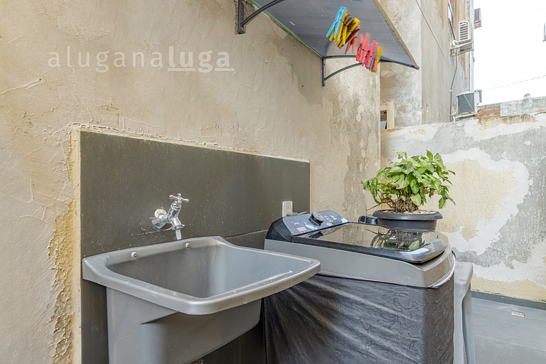 Loft Aconchegante - 450m da praia
