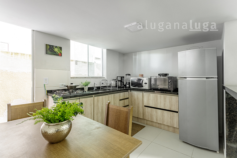 Loft Aconchegante - 450m da praia
