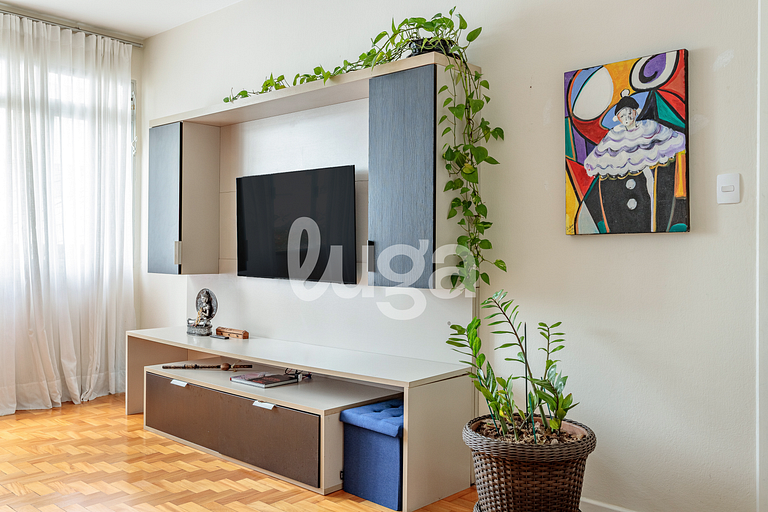 Centro Floripa: Apartamento Amplio y Completo