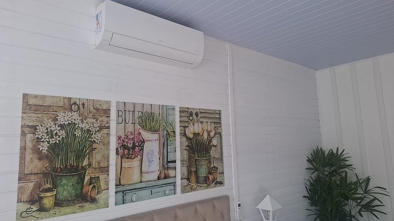 Cabana Coração: Romantismo, Banheira e Natureza