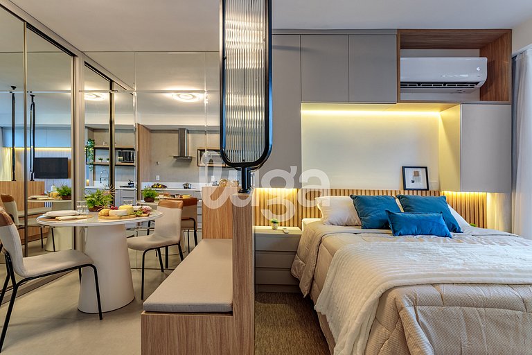 Estudio Moderno cerca de la UFSC y el centro