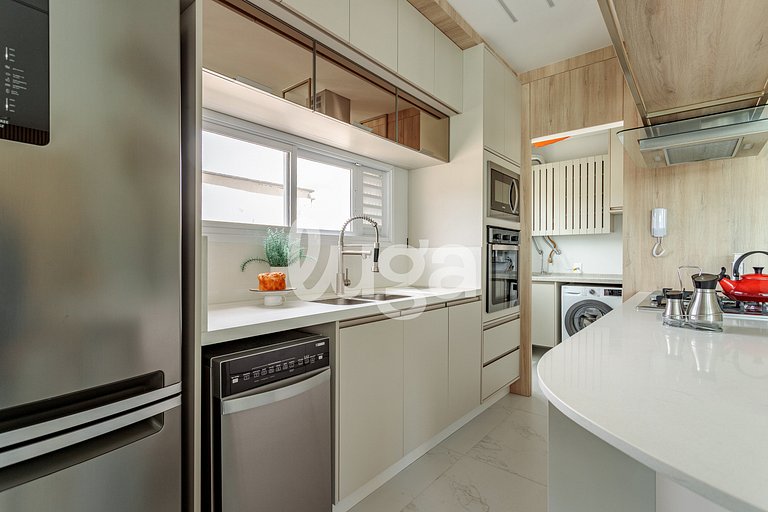 Praia & Conforto – Apto 350m da praia