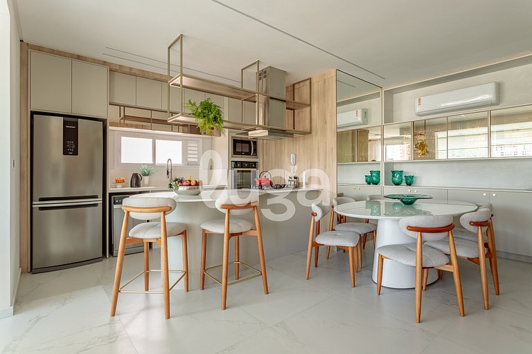 Praia & Conforto – Apto 350m da praia