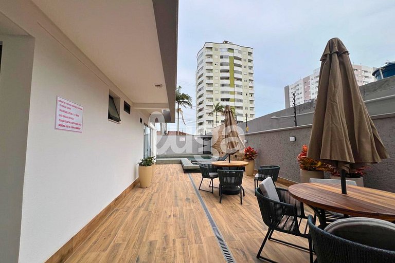 LUGA: Studio com lazer e ótima localização