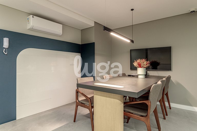 LUGA: Estudio con ocio y excelente ubicación