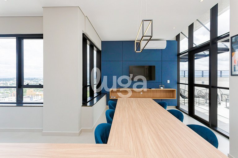 Centro Curitiba: Design, Conforto e Lazer.