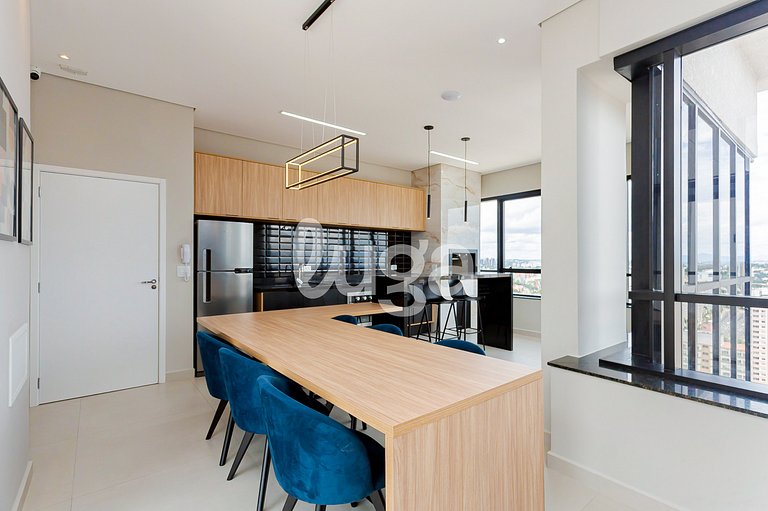 Centro Curitiba: Design, Conforto e Lazer.