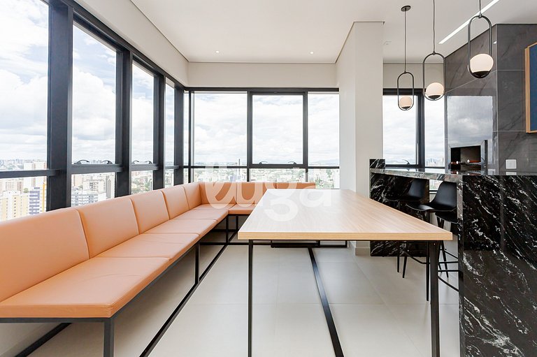 Centro Curitiba: Design, Conforto e Lazer.