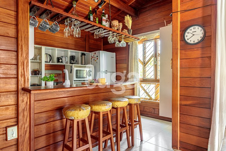 Casa Acogedora – A 200m de la playa de Pinheira