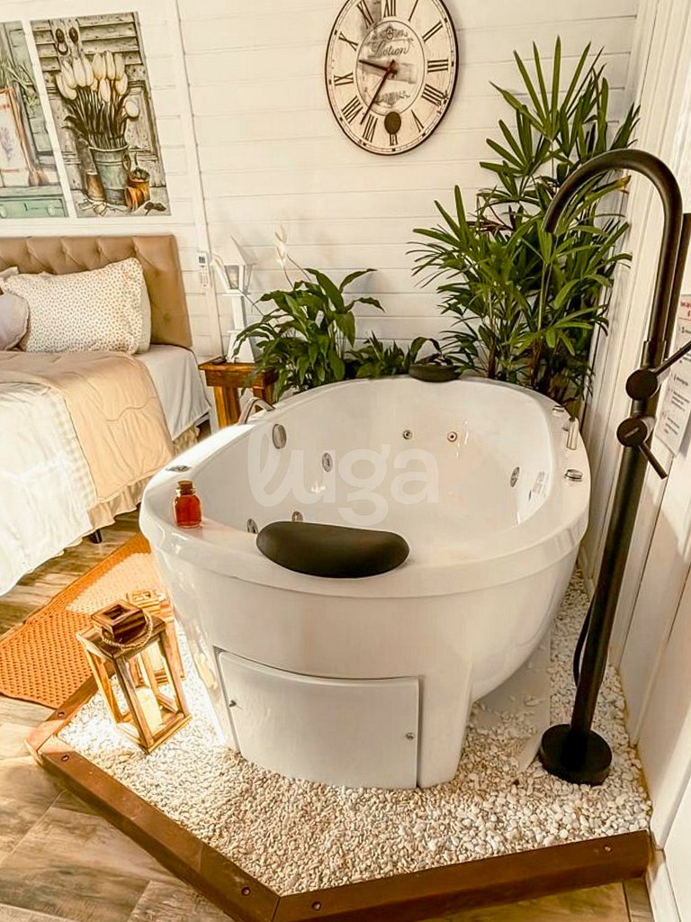 Cabane Cœur : Romantisme, Baignoire & Nature