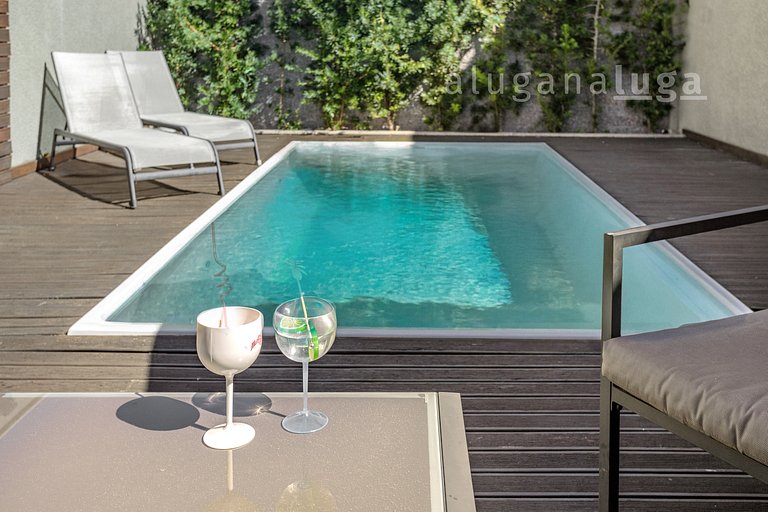 LUGA Casa de vacaciones con piscina y jacuzzi