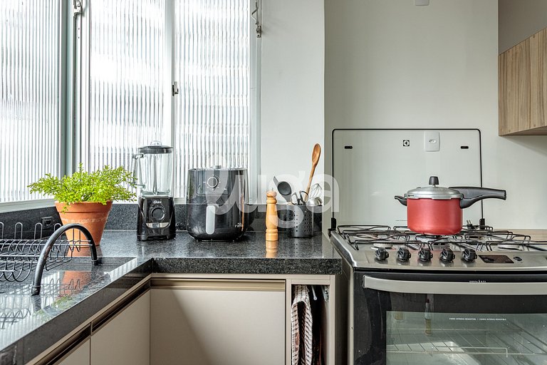 Centro Floripa: Apartamento Amplio y Completo