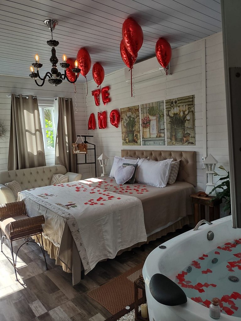 Cabaña Corazón: Romanticismo, Bañera y Naturaleza