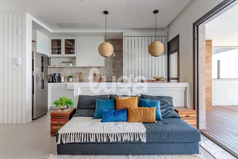 LUGA Apartamento Pé na Areia a 1 Min da Praia