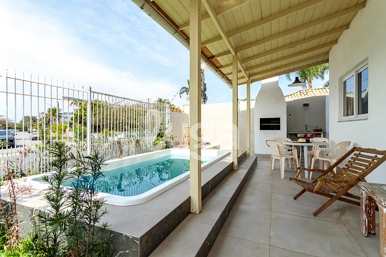 LUGA Campeche com piscina e churrasqueira