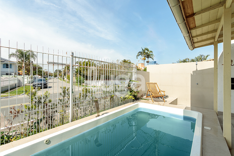 LUGA Campeche com piscina e churrasqueira