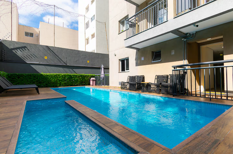 Appar complet avec piscine à 10 min de Liberdade