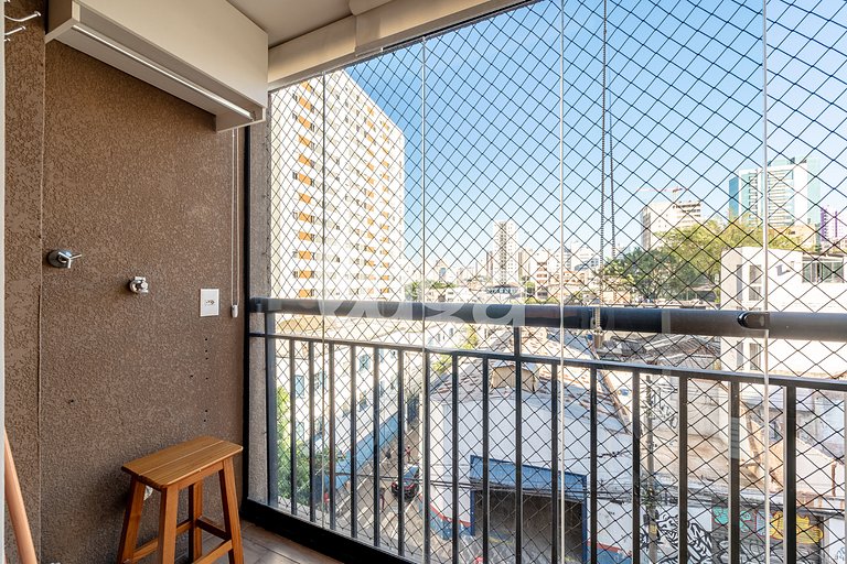 LUGA Apto completo c/piscina a 10min da liberdade
